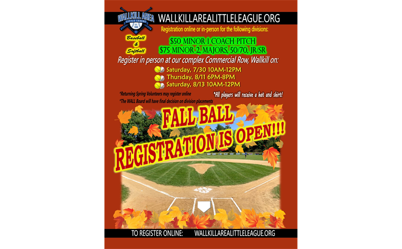 Fall Ball Registration 