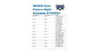 Picture Day Schedule - 4/13/2023
